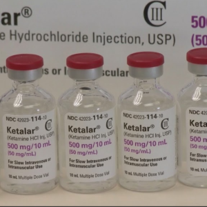 KETAMINE ( box of 10 10ml vials comtaining 500mg per bottle)